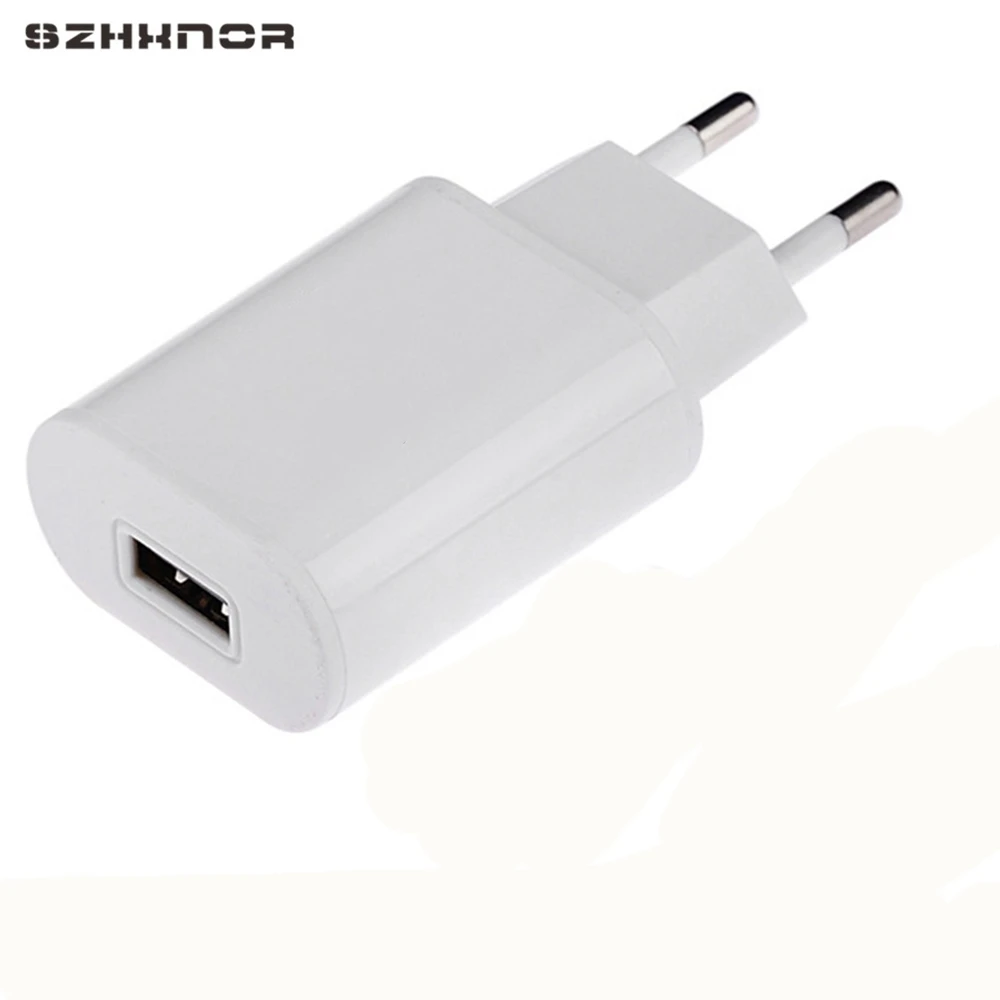 Зарядное устройство Micro USB 5 В, зарядное устройство USB для путешествий, настенный адаптер, штепсельная вилка европейского стандарта, смарт-зарядное устройство для huawei p Smart P8 lite zenfone 5 vivo x21 v9 - Тип штекера: only white charger
