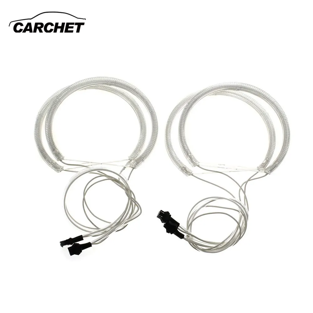 Световые кольца Angel Eyes Halo CARCHET 4 шт. 131 мм для BMW белого цвета CCFL ангельские фары