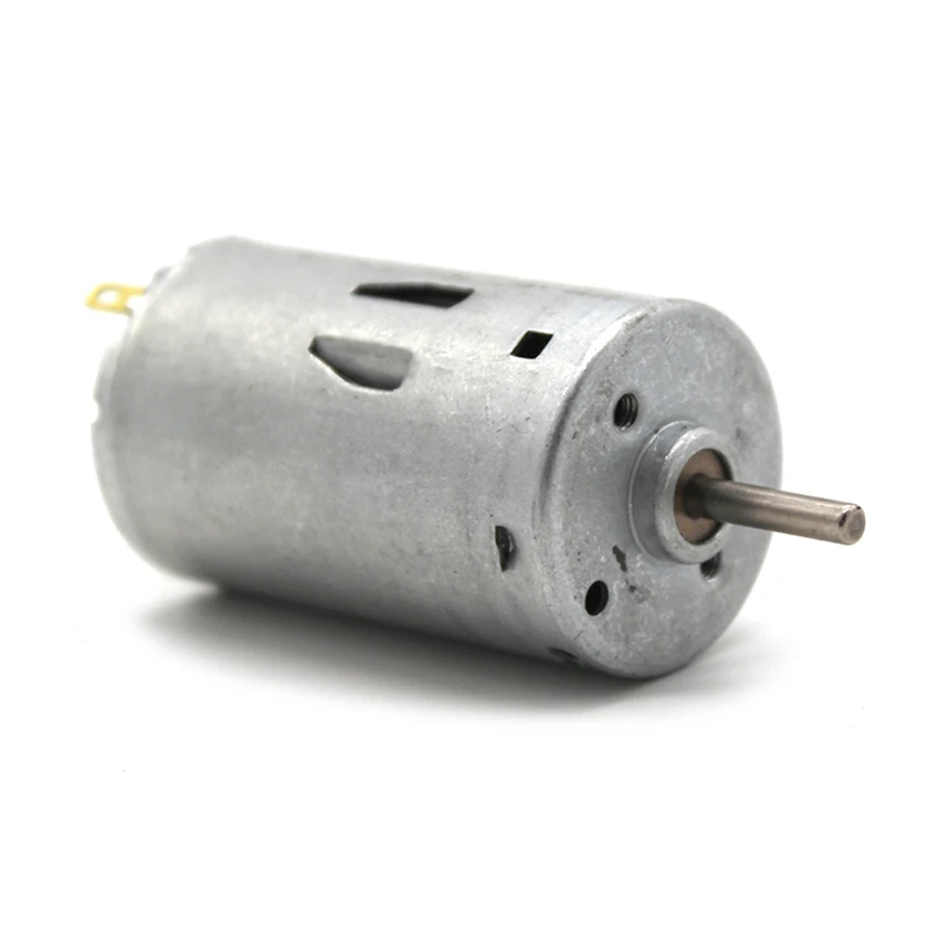 

Circular shaft 395 motor High torque 6V 2000PRM 12V 4000RPM DC micro motor high torque model DIY iron back cover motor