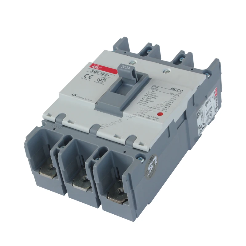 50A 60A 75A 100A 125A 150A 175A 200A 225A литой корпус автоматический выключатель 3 p 3 полюс 50 Гц 600 V ABS-203b