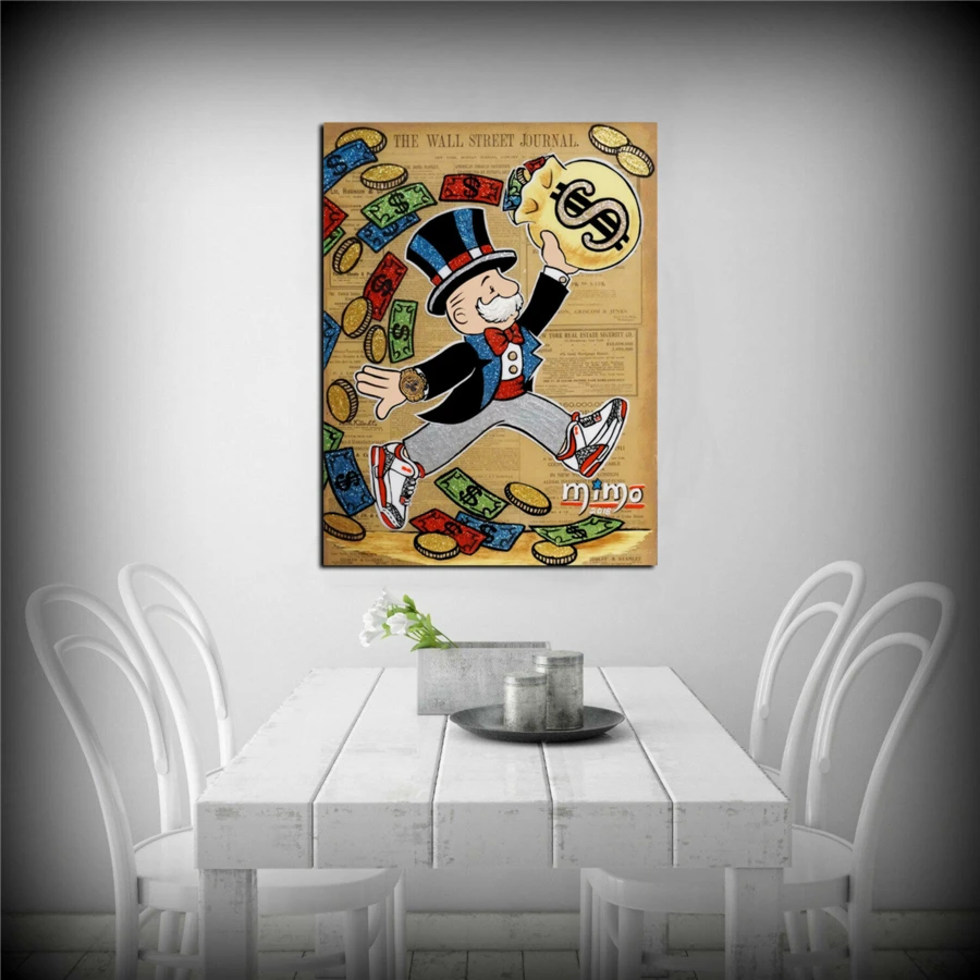 Alec Monopolys Slam Dunk Success HD Wall Art Холст с печатью постера живопись декоративная для офиса