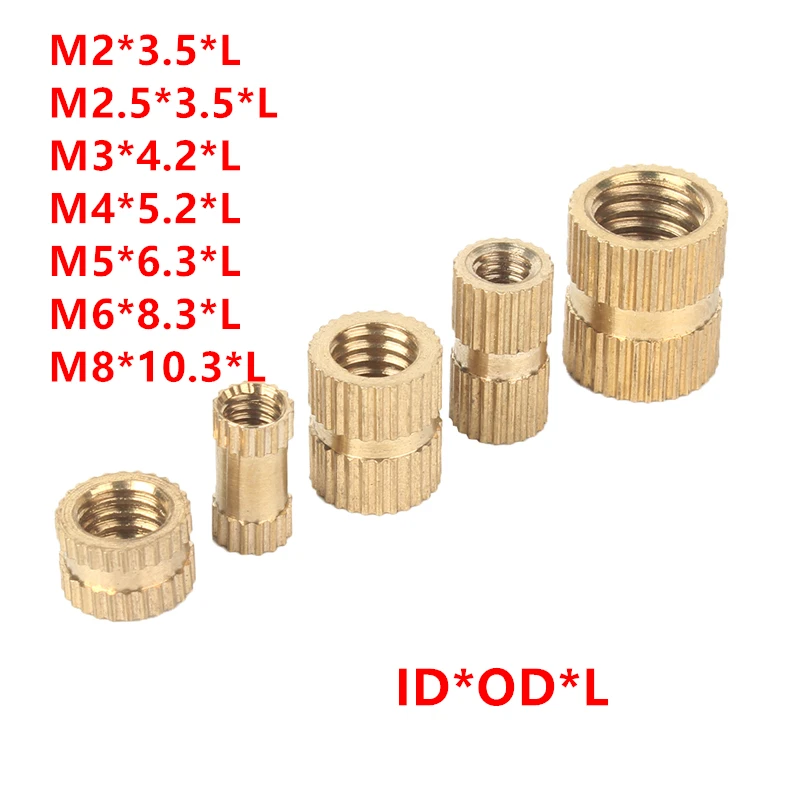 100 шт./20 шт. M1.4 M2 M2.5 M3 M4 M5 M6 M8|Гайки| |