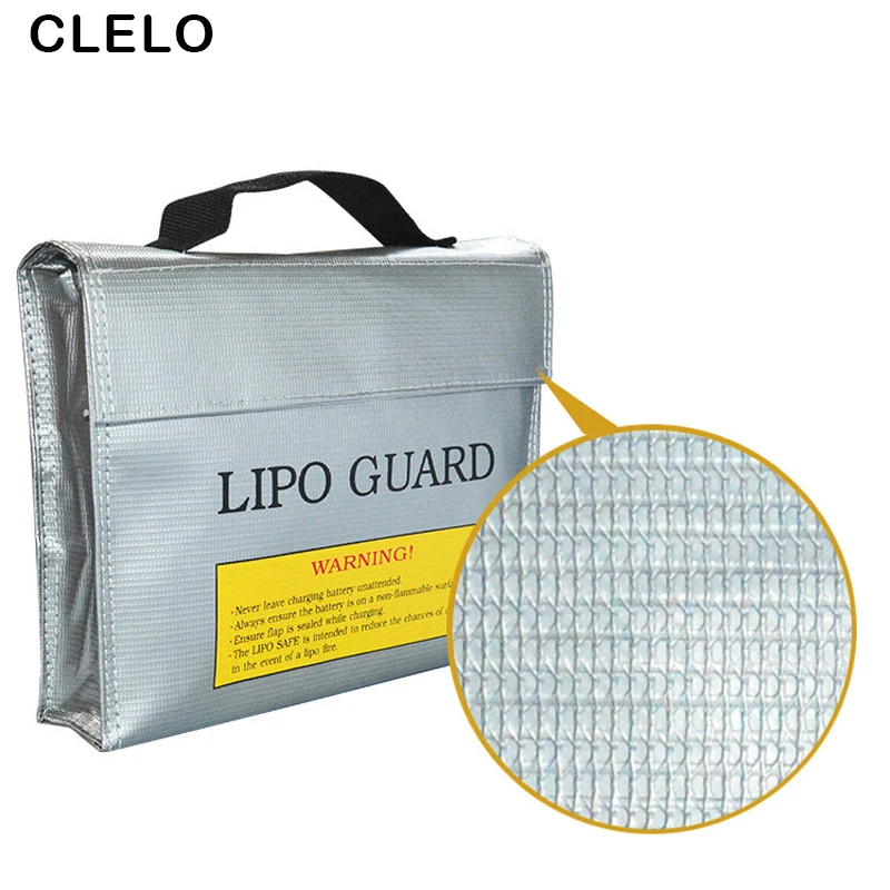 CLELO Высокое качество батареи защитные сумки для LiPo защитная сумка безопасный защитный мешок 240x65x180 мм|Детали
