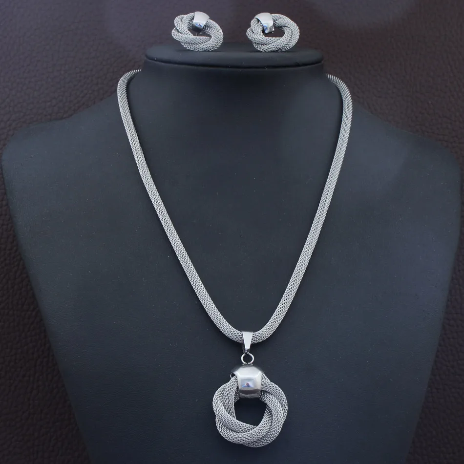 Набор украшений из нержавеющей стали подвески и Сережки для женщин|sets pendant|jewelry sets