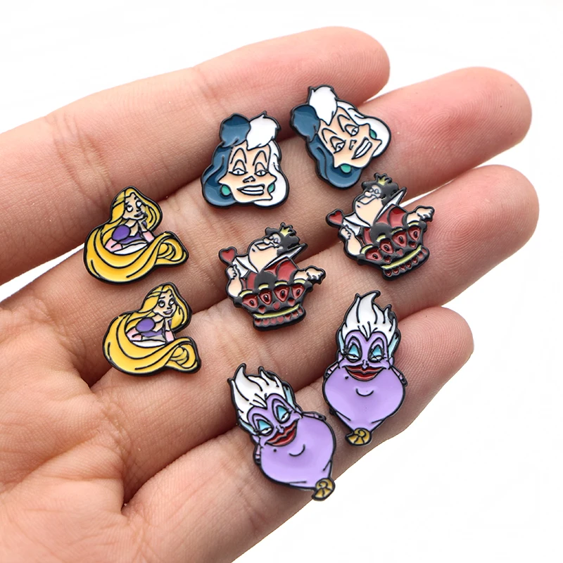 P3312 Dongmanli Cute Korea Steel Pierce Ear Stud kids Cute Earrings For Womens Enamel Earrings Party Jewelry Gifts Girls