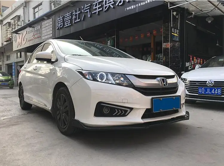 Для Honda City передний бампер диффузор протектор подходит Honda City обвес бампер задняя Лопата для губ задний спойлер