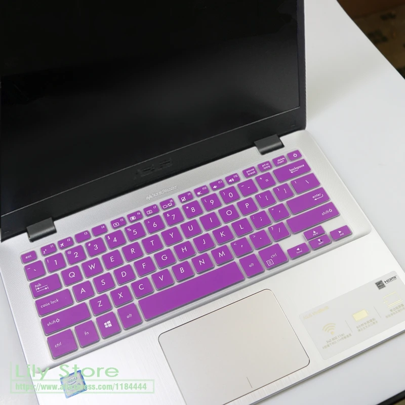 14 дюймовый защитный чехол для клавиатуры ноутбука Asus Vivobook 14x407 мкФ A407UF A411UF X411 X407