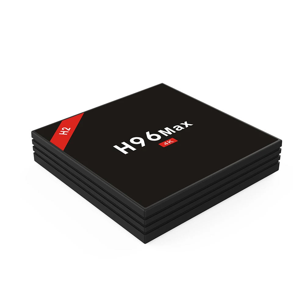 ТВ приставка H96 MAX H2 четырехъядерный процессор RK3328 ОС Android 7 1 4 Гб ОЗУ 32 ПЗУ