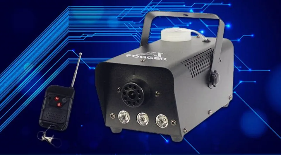 Мин Беспроводное управление LED 400 Вт машина для дыма/RGB chang цветная светодиодная