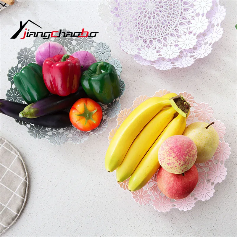 1 шт. блюдо тарелка Закусочная лоток Фруктовая пластины поднос Мода полым из