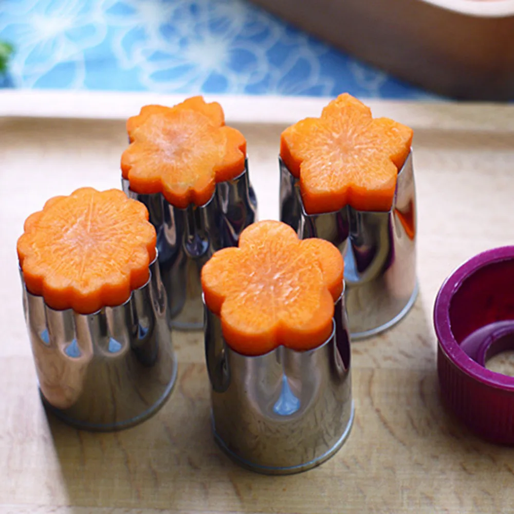 8 шт./компл. устройство резки овощей и фруктов в форме цветка звезды прессформа