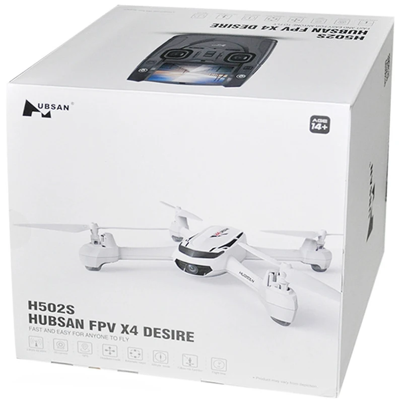 (Получить дополнительный аккумулятор) оригинальный HUBSAN FPV X4 DESIRE H502S 5 8G с HD-камерой