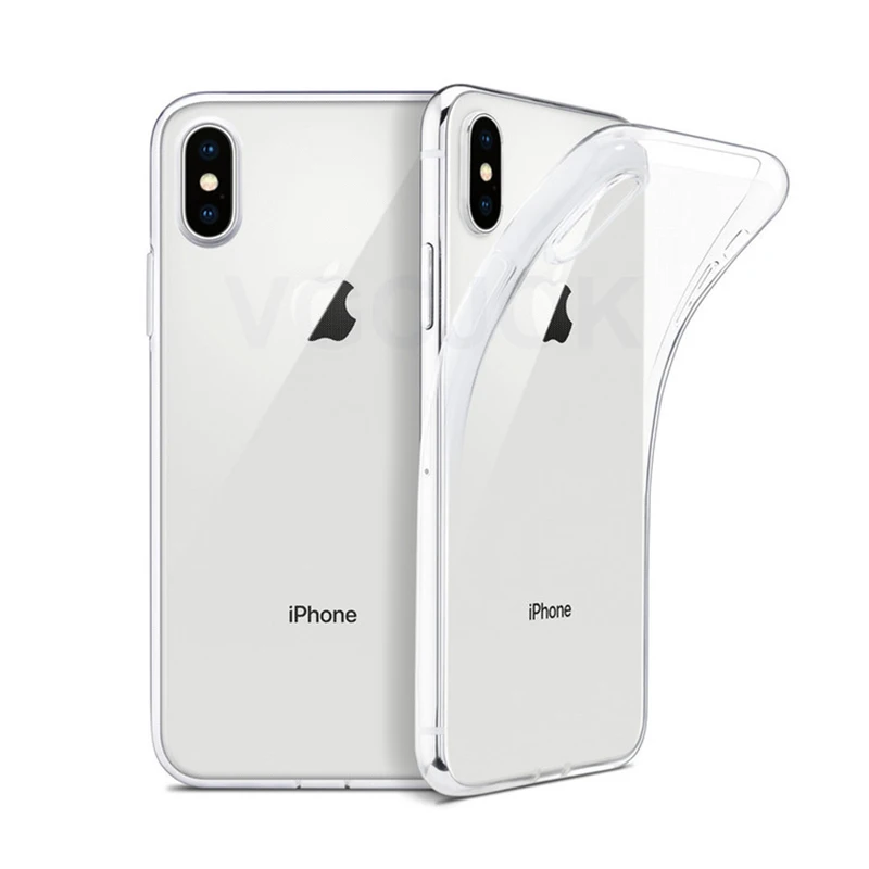 PUNQZY Cute Silicone Cover Case For iPhone X 6 6S 7 8 Plus 5 XS Max XR Soft TPU Transparent Fruit apple beer food Blueberry | Мобильные