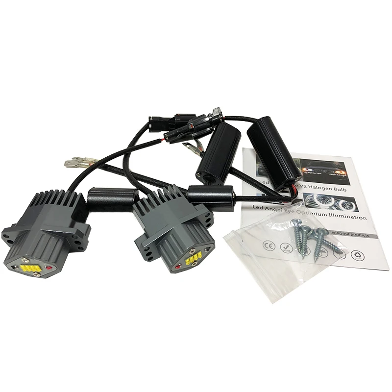 YLHeadlight 2X40 Вт E90 E91 светодиодный Ангельские глазки Halo Кольцо лампы габаритный