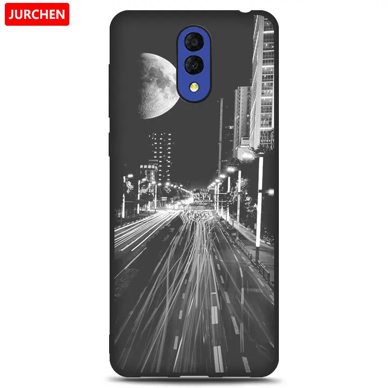 23 JURCHEN Case For Alcatel 3L Case Soft Tpu Silicone Back Cover For Alcatel 3L 3 L Case Cover Funda Printing Bag Cartoon - Цвет: 23