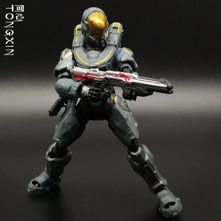 Новинка HALO Spartan Warrior Sergeant Halo модель Фигурка Mezco macfarlan