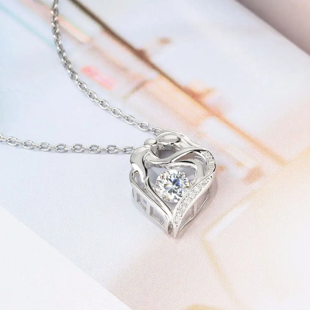 925 стерлингового серебра Цепочки и ожерелья Женщина ТОПАЗ Fine Jewelry танец камень