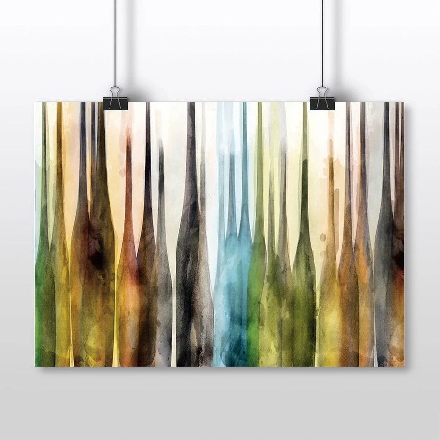 Abstract Posters Nordic Art Prints Handmade Street Landscape Oil Paintings Modern Living Room Decorative Wall Pictures | Дом и сад