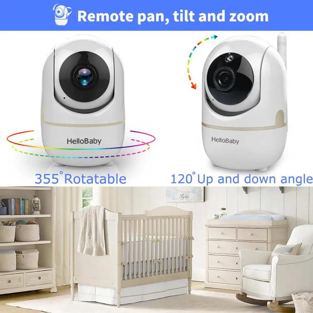 HelloBaby Monitor Camera отправляет мгновенные оповещения о подключении к детскому