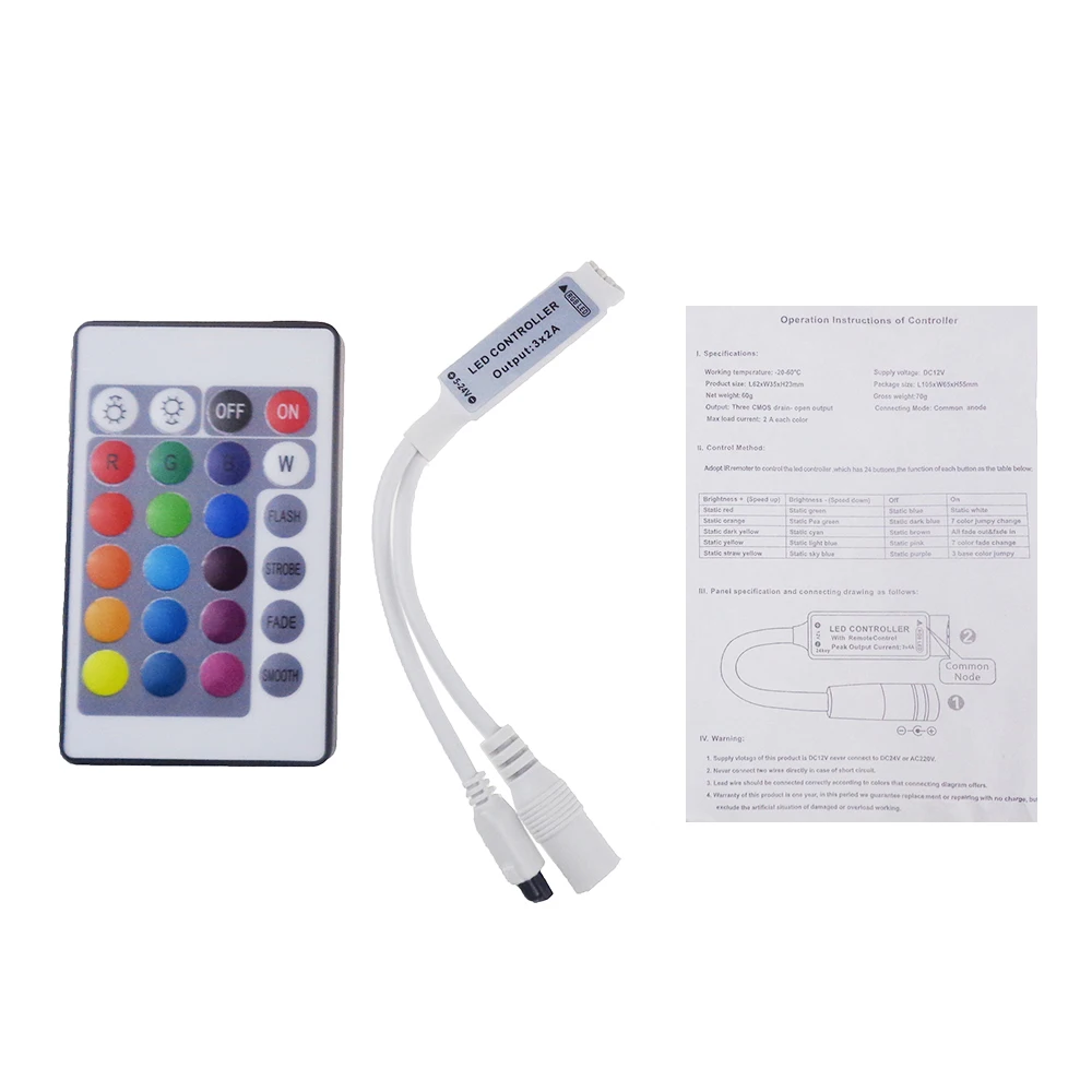 USB RGB контроллер светодиодный диммер с 4 контактным 3 клавишным разъемом для 5 в