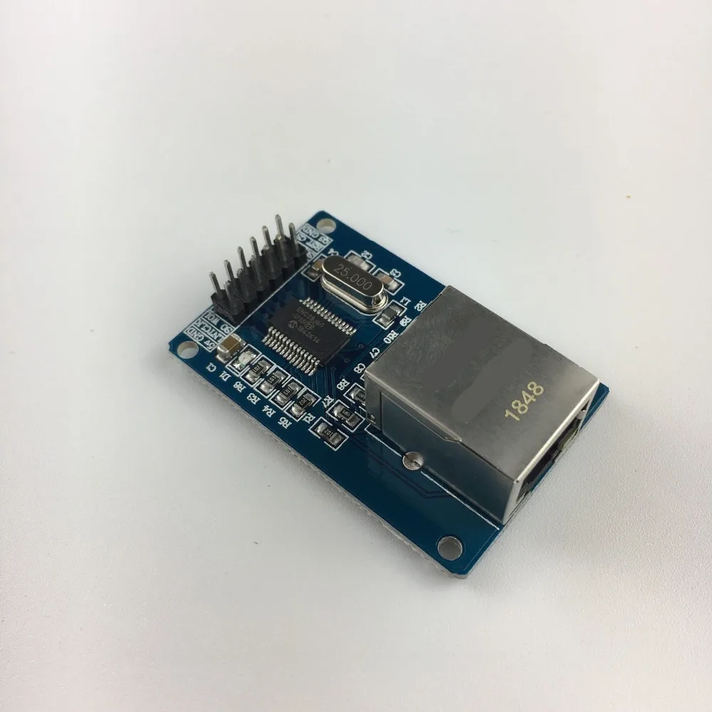 Мини ENC28J60 Ethernet LAN сетевой модуль для arduino 51 AVR SPI PIC STM32 LPC MCU макетная плата