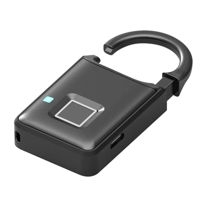 Умный замок отпечатков пальцев usb зарядка Противоугонная Быстрая блокировка отпечатков пальцев безопасность для багажа DC128