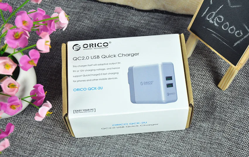 Зарядное устройство ORICO с двумя портами, быстрое зарядное устройство QC2.0, 36 Вт, быстрое зарядное устройство USB для быстрой зарядки телефонов, usb-устройств