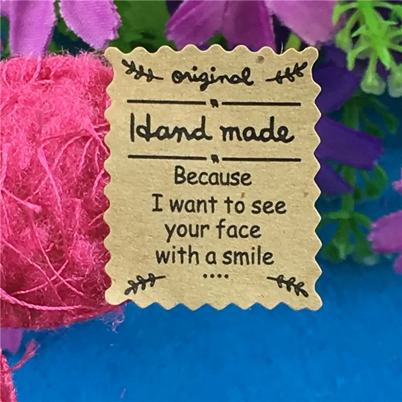 100 шт. Оригинальные коричневые штампы ручной работы | Дом и сад