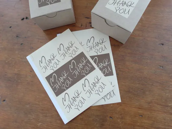 

Square Thank You Stickers, Thank You Label