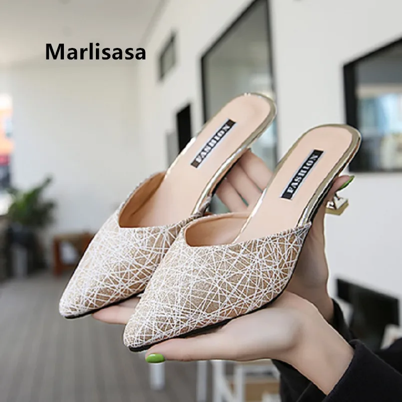 Frauen/женские классические туфли на высоком каблуке золотого цвета летние для