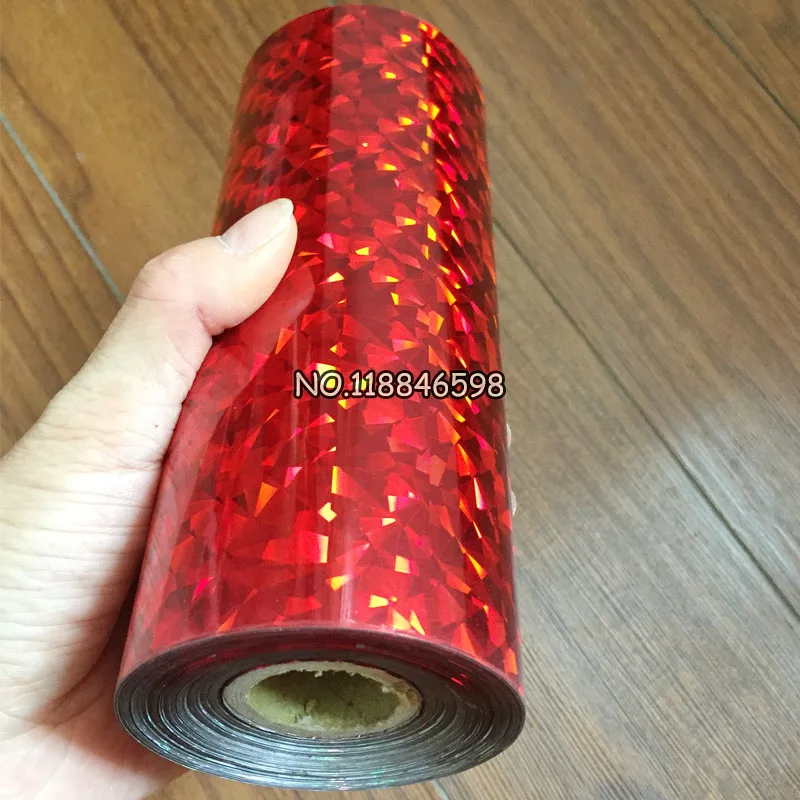 DIY передача горячего тиснения Бумага высокое качество Лидер продаж Горячая Фольга штамповки 160 мм x 120 м разбитые очки красный тепла тиснения фольга фильм