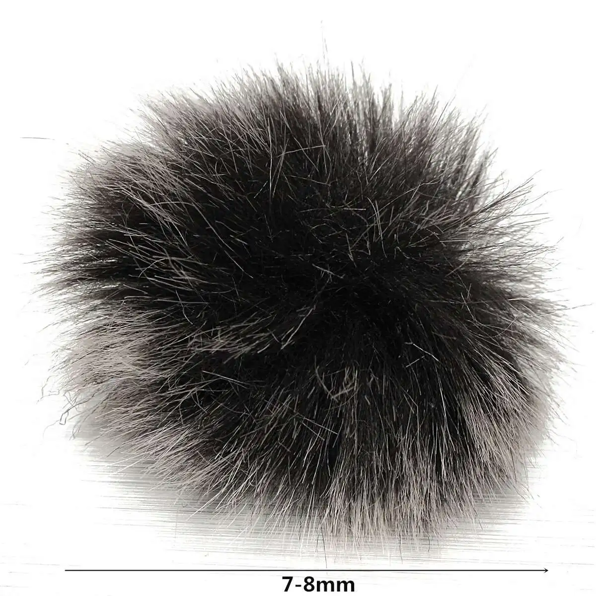 LEORY мягкая удобная искусственная Меховая муфта для наматывания микрофона