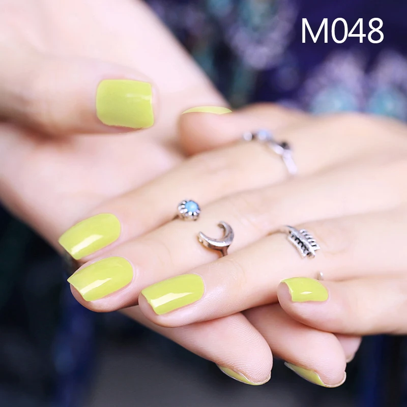 10 мл Яркий желтый Цвет гель лак для ногтей Светодиодная лампа долговечный