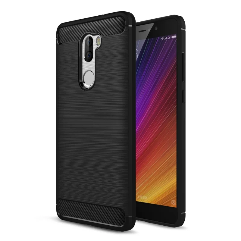 Чехол для Xiaomi mi 5s Plus мобильного телефона из углеродного волокна матовый ТПУ чехол