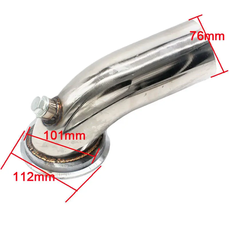 V-образный адаптер Turbo из нержавеющей стали угловой патрубок 90 градусов для HY35 HX