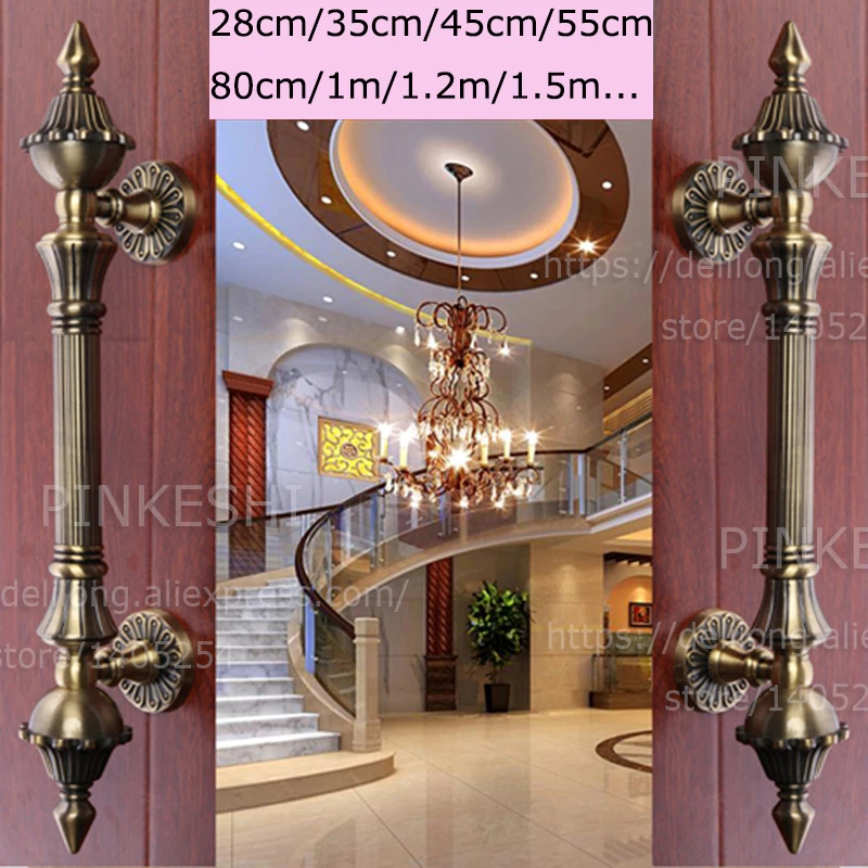 Оптовая Продажа Европейский стиль старинные деревянные двери Ретро villa hotel