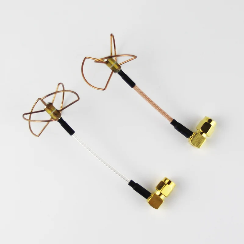 5.8 GHz FPV Straight Shape L Type Inner Needle / inner Hole Cloverleaf 5.8Ghz Antennas Set For RC Helicopter High Quality | Игрушки и