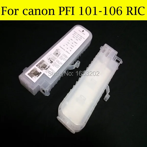 12 шт./лот пустой без чипов для Canon PFI 101 картридж iPF5000 iPF6000 5000 6000 принтера|canon empty