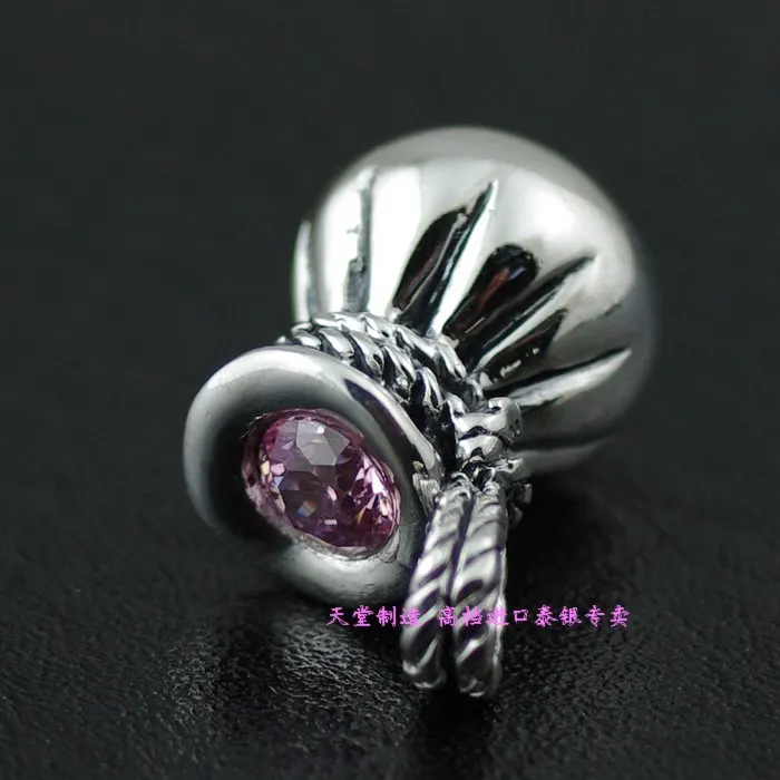 

Thailand imports, a mosaic color for each of 925 lovely girls silver solid small purse bag Pendant