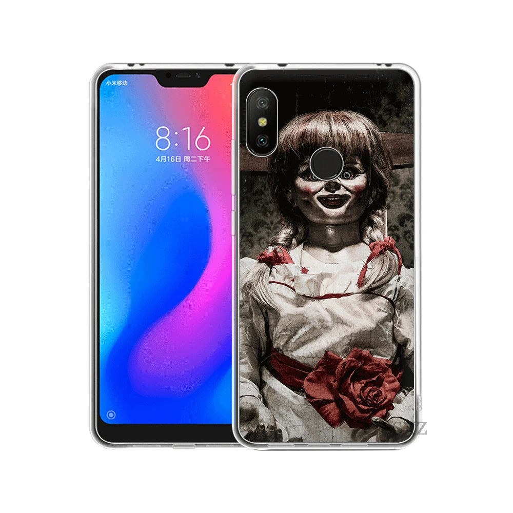 Мягкий ТПУ чехол для xiaomi Redmi Note 4 4X5 6 5A Pro Prime Annabelle Creation Horror | Мобильные телефоны и