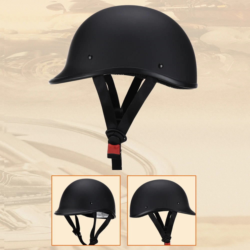 AMZ Ретро мотоциклетный шлем Casco Moto с половинчатым лицом в немецком стиле