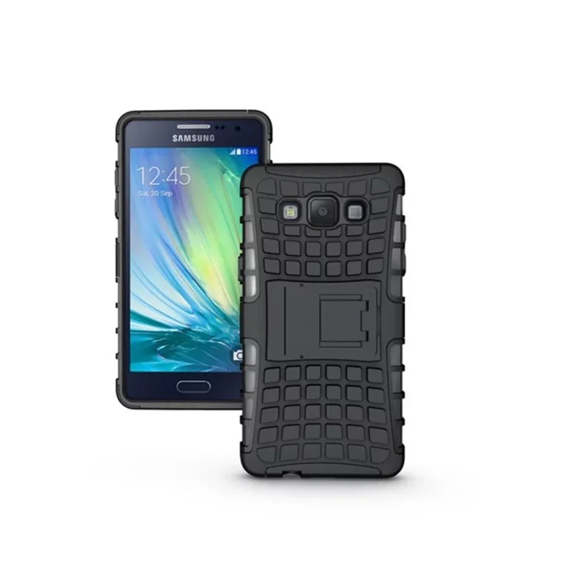 Кремния + Пластик 2 в 1 двойной Слои жесткий прочный противоударный стенд защита