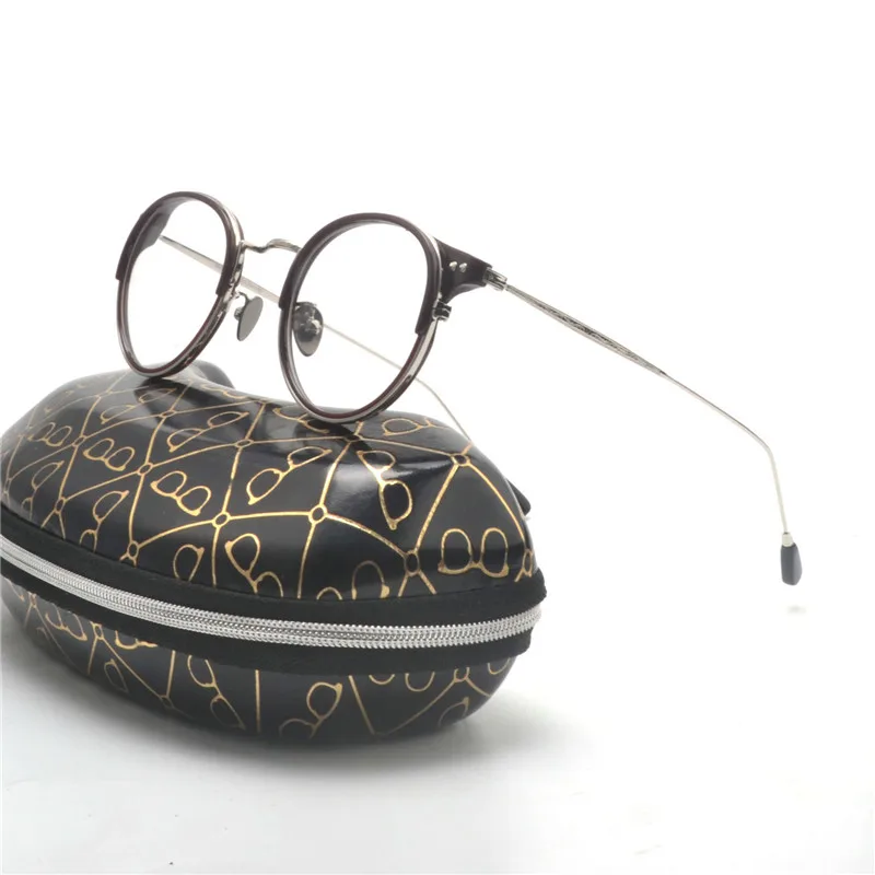 Высокое качество круглые очки оправа для мужчин и женщин мужские винтажные TR90 по