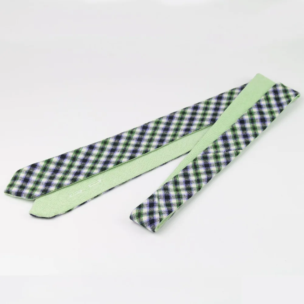 Двухуровневые мужские модные галстуки в полоску из искусственной шерсти с