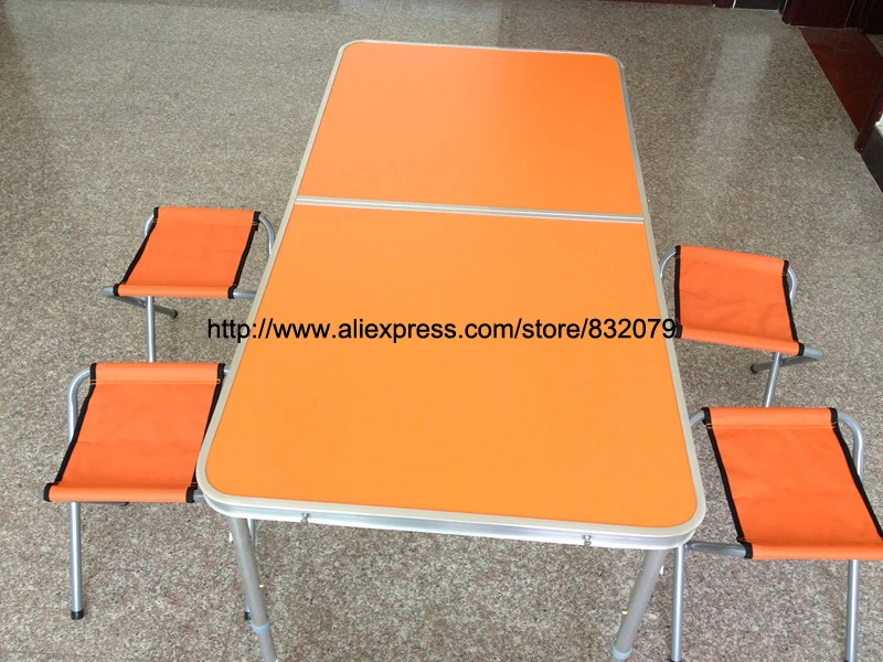 free shipping 120*60*55cm 1 set high quality folding fabric camping outdoor enclosed chair easy fold play table | Спорт и