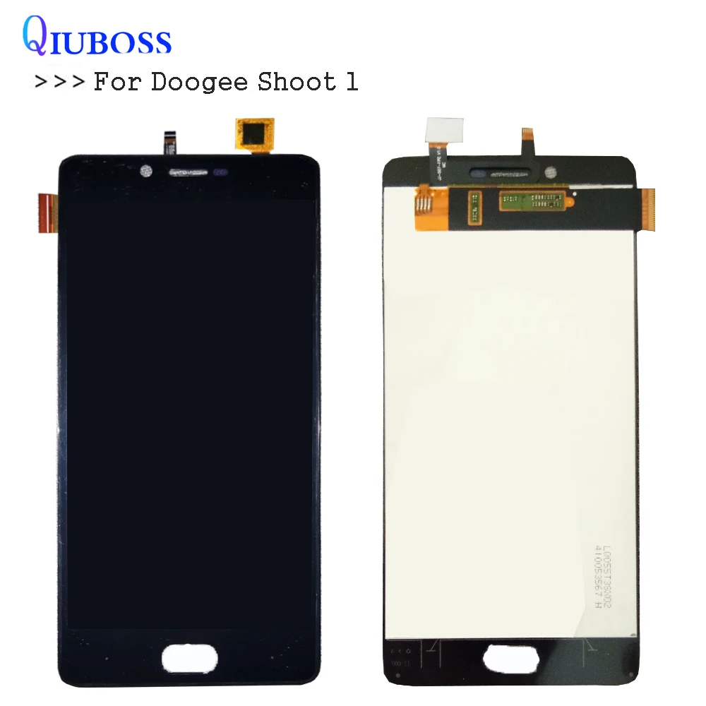 QIUBOSS Для Doogee Shoot 1 ЖК дисплей и сенсорный экран 5 дюйма Хорошее качество для shoot