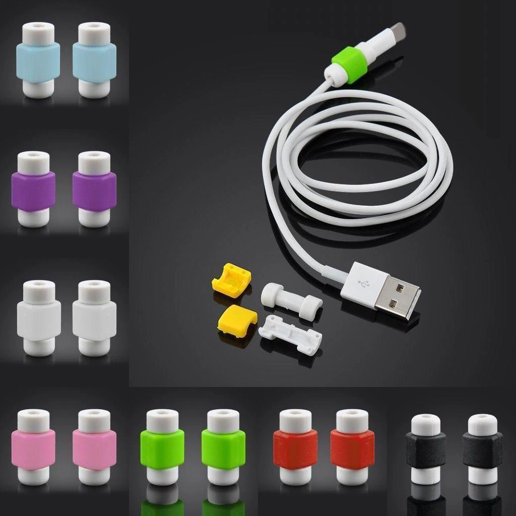 Pretty Useful 5 pieces Charging Wire Protect for Apple Pro Air iphone Charger Cable Saver Protector | Мобильные телефоны и