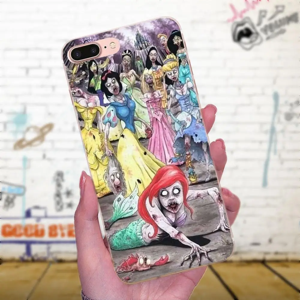 Мягкий резиновый чехол для телефона с рисунком принцесс зомби Galaxy J1 J2 J3 J330 J4 J5 J6 J7