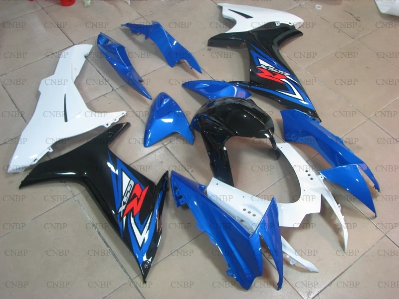 GSX R 600 2011 - 2015 K11 кузов GSXR600 13 14 Комплекты обтекателей GSXR сине-белый обтекатель | Дом