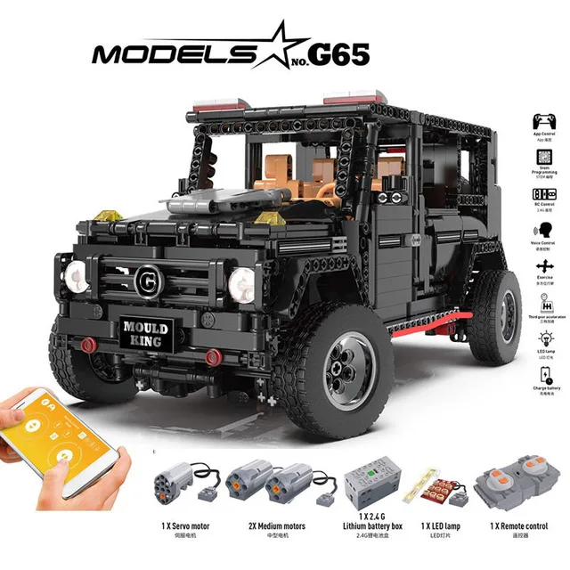 Yeshin 20100 DHL Technic серия совместима с Legoing MOC 2425 G500 AWD Wagon набор строительных блоков